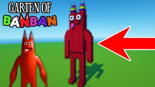 Minecraft Tutorial How To Make A GIANT BabBan Statue quotGarten of Banbanquot [upl. by Erlin]