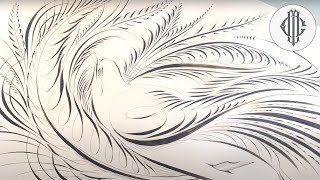 SUPER SATISFYING FLOURISHING CALLIGRAPHY COMPILATION 2 [upl. by Moule959]