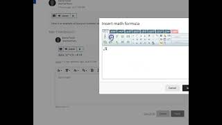 How to use Equation Editor formulas in Blackboard Ultra [upl. by Atnaloj]