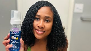 Wash and Go with Mousse [upl. by Nauqit]