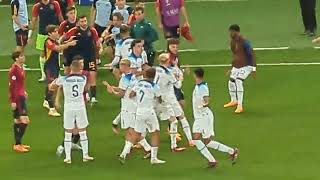 Spain u21 vs England u21 goal and fight 08072023 [upl. by Parent]