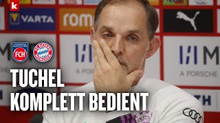 Nächste BayernPleite Tuchel völlig ratlos quotKann es mir nicht erklärenquot  Heidenheim  Bayern [upl. by Acimat858]