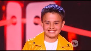 Juanse Laverde canta La Gloria de Dios  Súper Batalla  La voz Kids Colombia 2018 [upl. by Shirl537]