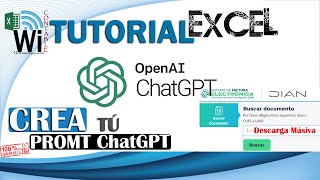 🔴 TUTORIAL  Descarga masiva pdf DIAN con chatgpt excel [upl. by Murat]