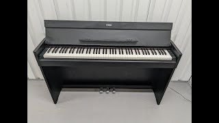 Yamaha Arius YDPS52 digital piano in satin black finish stock number 24155 [upl. by Sualokin]