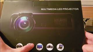 The Best LED Video Projector for under 100 dollars 2025 Episode 2174 Amazon Unboxing Video [upl. by Olracnaig]