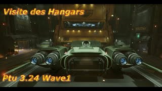 FR Star Citizen Visite Rapide des Hangars en 324 Ptu Wave 01 [upl. by Yllut594]