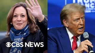 Harris Trump descend on Pennsylvania in closing weeks of 2024 race [upl. by Acemaj]