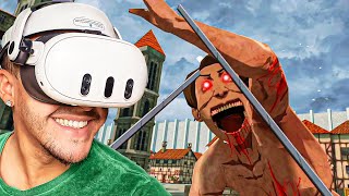 VR Attack On Titan IS ACTUALLY HARD  Part 1  Play Through [upl. by Massiw834]