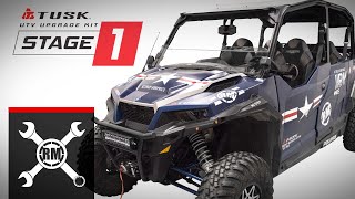 Polaris General XP 4 1000 Tusk UTV Stage 1 Upgrade Kit Install [upl. by Noraf]