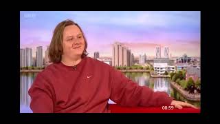 Lewis Capaldi in hilarious rim mixup on BBC Breakfast [upl. by Haerr]