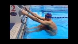 Arkady Vyatchanin demonstrates Spectrum backstroke start device [upl. by Katine]