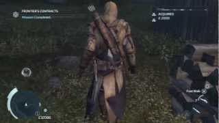 Assassins Creed 3  Frontier Assassination Contracts Walkthrough HD [upl. by Azrim692]