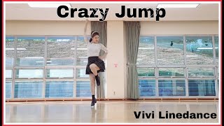 초중급 Crazy Jump  Line Dance  크레이지 점프  Level Improver  비비라인댄스 [upl. by Vena528]