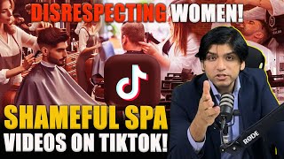 Shameful spa videos on tiktok Disrespecting women [upl. by Yengac]