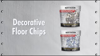 How to Apply Rust Oleum Decorative Chips  Concrete Garage Floor Coating  Optional Step [upl. by Vallery]