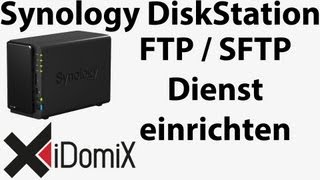 Synology DiskStation FTP SFTP Dienst einrichten und extern und intern nutzen [upl. by Riti]