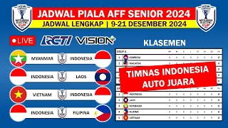 Jadwal Piala AFF Senior 2024 • Indonesia vs Myanmar • Jadwal Piala AFF Senior Live RCTI [upl. by Maighdiln]