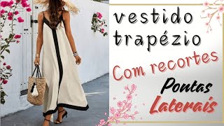 PRA FICAR COM CARA DE RICA MOLDE COMPLETO DESSE VESTIDO quotDA HORAquot [upl. by Jit]