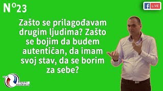 Zašto se prilagođavam drugim ljudima Zašto se bojim da imam svoj stav da se borim za sebe [upl. by Anomar]