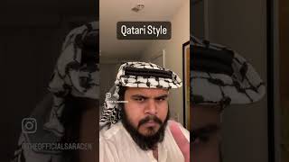 3 ways to wear a Keffiyeh shorts youtubeshorts keffiyeh shemagh arab muslim explore [upl. by Vannie]