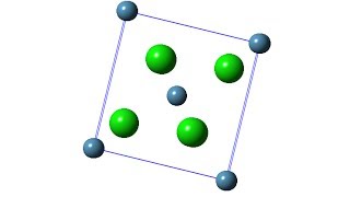 Crystal structure of calcium chloride [upl. by Tavia]