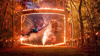 LA ÚNICA AVENTURA NOCTURNA SIN LÍMITES  Xplor Fuego Aventura nocturna en Cancún México [upl. by Saville]