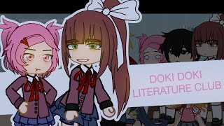 • Fandoms react to eachother  DDLC 3  FNAF  AFTON FAMILY  DDLC  MHA  genshin impact [upl. by Neerod]