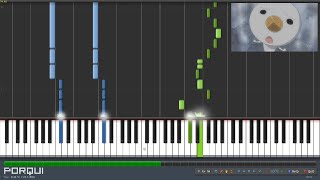 Fairy Tail Opening 1  Snow Fairy Piano Synthesia [upl. by Coleen]