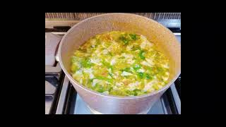 Egg soup with lettuce Soup recipeDhora Vlog [upl. by Sigismond767]