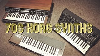 70s Korg Synths Making Music [upl. by Fidel727]