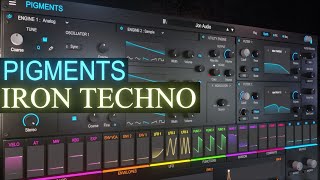 Arturia Pigments 4 Iron Techno Arpeggio Sound Design Tutorial [upl. by Main]