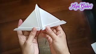 How to Make a Paper Airplane is very easy  DIY Paper craft [upl. by Nilesoj]