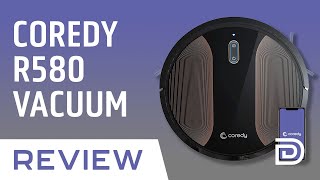 Coredy R580 Robot Vacuum Cleaner Works With Alexa Review [upl. by Arlan]