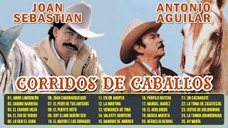 JOAN SEBASTIAN Y ANTONIO AGUILAR MIX DE PUROS CORRIDOS EXITOS CON TAMBORA  CORRIDOS DE CABALLOS MIX [upl. by Annaehs18]