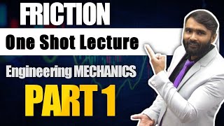 FRICTIONFIRST YEARENGINEERING MECHANICS1ONE SHOT LECTUREPART1PRADEEP GIRI SIR [upl. by Aeht502]