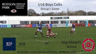 2024 Rosslyn Park Schools Sevens U16 Boys Colts [upl. by Noxin]