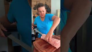 How to butterfly a pork loin [upl. by Aihsekel]