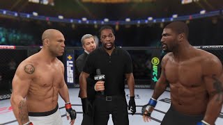 Wanderlei Silva vs Rampage Jackson UFC 4 Simulation AI [upl. by Elwina213]