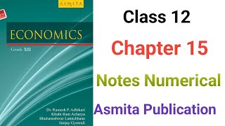 class 12 economic chapter 15 exercise notes Asmita Publication [upl. by Spalla]