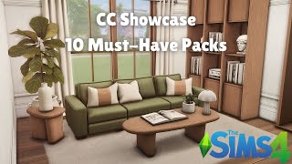 10 Sims 4 Custom Content Packs I Cant Live Without [upl. by Almond]