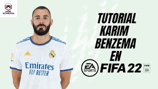 KARIM BENZEMA EN FIFA 22  TUTORIAL  STATS [upl. by Takken]