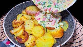 My grandmother taught me this dish the most delicious potato recipe for dinner 😋 [upl. by Olra]