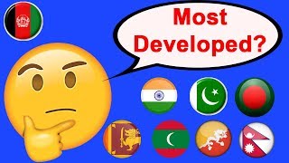 Every South Asian country ranked according to HDI 2018 [upl. by Lorelei216]