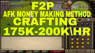 OSRS F2P CRAFTING MONEY MAKING METHOD 2019 [upl. by Dubenko266]