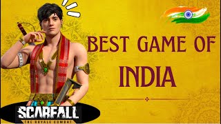 scarfall 20 official gameplay Best game of India  battleroyale scarfall2livestream fortnite [upl. by Yendys]