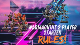 Warmachine 2 Player Starter Rules [upl. by Ardnekan]