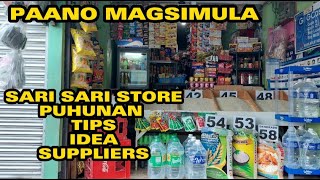 SARI SARI STORE PUHUNAN TIPS AT IDEA PLUS SUPPLIER NAMIN GCASH LAHAT NA [upl. by Yarased588]