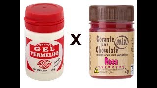 Qual é a diferença entre o corante para chocolate e os demais corantes [upl. by Ethan]