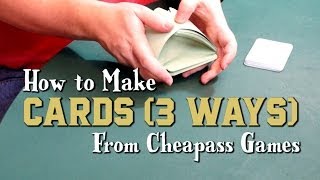 How to Make Cards 3 Ways [upl. by Ynaffit]